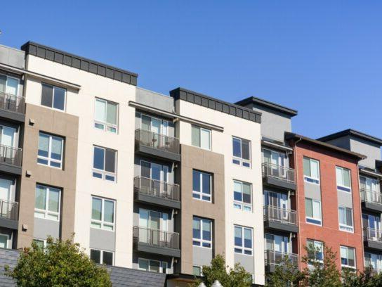 photo of modern apartment building